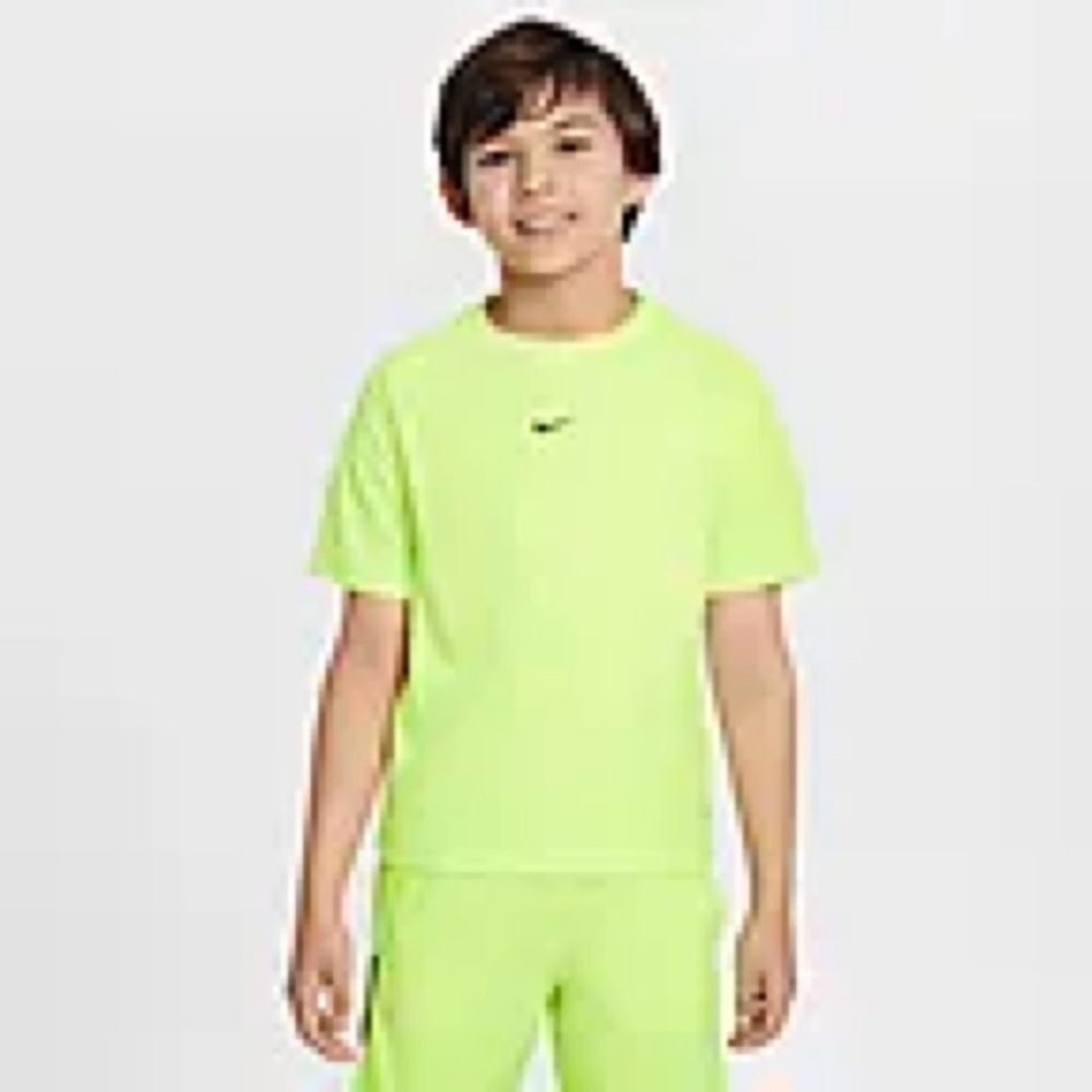 Nike Dri Fit Youth Training Shirt  Neon Size XL